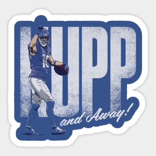 Cooper Kupp Los Angeles R Kupp And Away Sticker